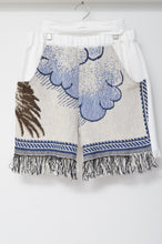 Load image into Gallery viewer, WHT FRINGE RUG SHORTS_02
