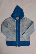 Load image into Gallery viewer, DENIM * BACK PILE HOODIE/BLUE/MIND GAME
