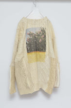 画像をギャラリービューアに読み込む, SWITCHING KNIT C/D（FISHERMAN&#39;S SWEATER)_YELLOW_01size
