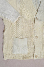 画像をギャラリービューアに読み込む, SWITCHING KNIT C/D（FISHERMAN&#39;S SWEATER)_YELLOW_01size
