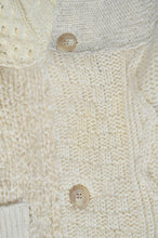 画像をギャラリービューアに読み込む, SWITCHING KNIT C/D（FISHERMAN&#39;S SWEATER)_YELLOW_01size
