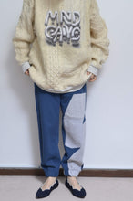 Load image into Gallery viewer, your right things/BONUS TRUCK出品中12/7まで:TWO-TONE UNE UNE SWEAT PT_BLUE/01 size
