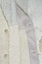 画像をギャラリービューアに読み込む, SWITCHING KNIT C/D（FISHERMAN&#39;S SWEATER)_YELLOW_01size
