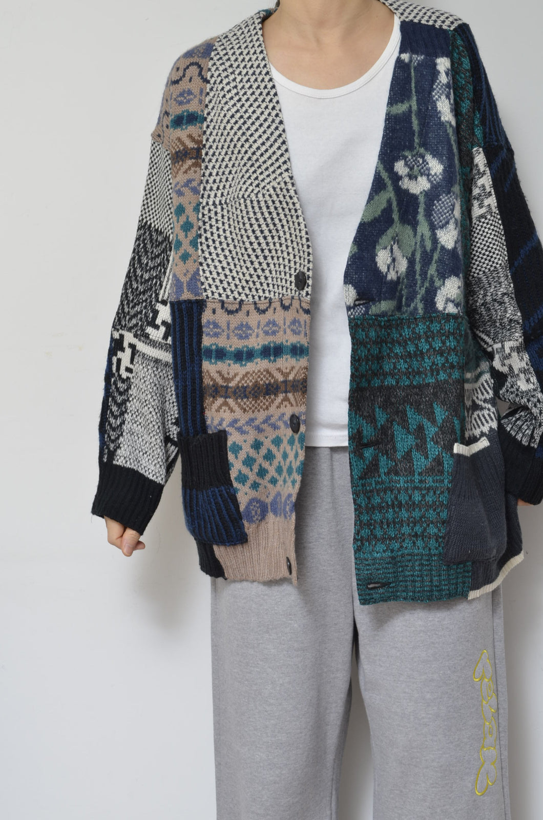 SWITCHING KNIT C/D（COSBY SWEATER)_01size_B