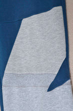 画像をギャラリービューアに読み込む, TWO-TONE UNE UNE SWEAT PT_BLUE/01 size
