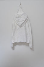 画像をギャラリービューアに読み込む, TABLE CLOTH ZIP-UP HOODIE/WHT/01 size
