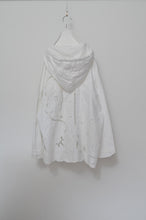 Load image into Gallery viewer, TABLE CLOTH ZIP-UP HOODIE/WHT/02 size_B
