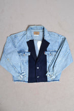 Load image into Gallery viewer, your right things/BONUS TRUCK出品中12/7まで:DENIM * MELTON BLOUSON_NAVY_MIND GAME
