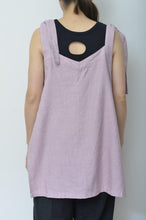 Load image into Gallery viewer, V-NECK TANK_LONG_LINEN 00/PINK
