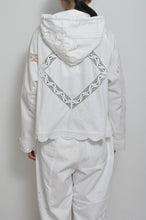 画像をギャラリービューアに読み込む, TABLE CLOTH ZIP-UP HOODIE/WHT/01 size_001
