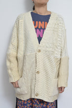 Load image into Gallery viewer, your right things/BONUS TRUCK出品中12/7まで:SWITCHING KNIT C/D（FISHERMAN&#39;S SWEATER)_GREEN_01
