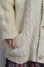 Load image into Gallery viewer, your right things/BONUS TRUCK出品中12/7まで:SWITCHING KNIT C/D（FISHERMAN&#39;S SWEATER)_GREEN_01
