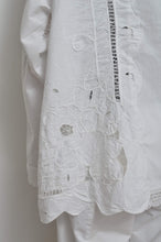 Load image into Gallery viewer, TABLE CLOTH ZIP-UP HOODIE/WHT/02 size_003
