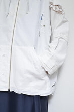 画像をギャラリービューアに読み込む, TABLE CLOTH ZIP-UP HOODIE/WHT/02 size_B
