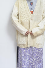 画像をギャラリービューアに読み込む, SWITCHING KNIT C/D（FISHERMAN&#39;S SWEATER)_YELLOW_01size
