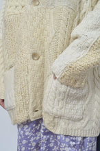 画像をギャラリービューアに読み込む, SWITCHING KNIT C/D（FISHERMAN&#39;S SWEATER)_YELLOW_01size
