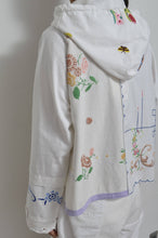 Load image into Gallery viewer, TABLE CLOTH ZIP-UP HOODIE/COL/01 size_002
