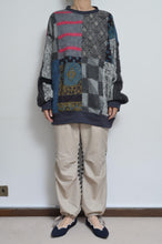 Load image into Gallery viewer, SWITCHING KNIT P/O（COSBY SWEATER)_02size
