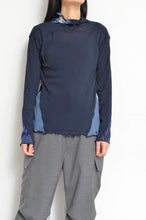 Load image into Gallery viewer, RIB Hi-NECK T/NAVY_01
